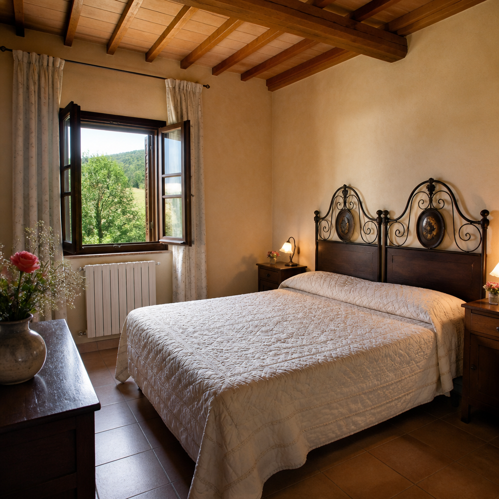 Dormire in agriturismo a Gattatico: camere e colazione a La Brezza